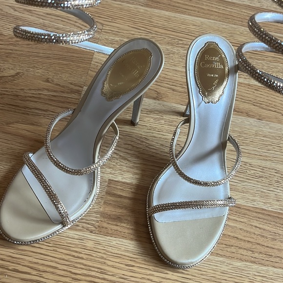 Rene Caovilla Cleo Beige 105 - Picture 10 of 10